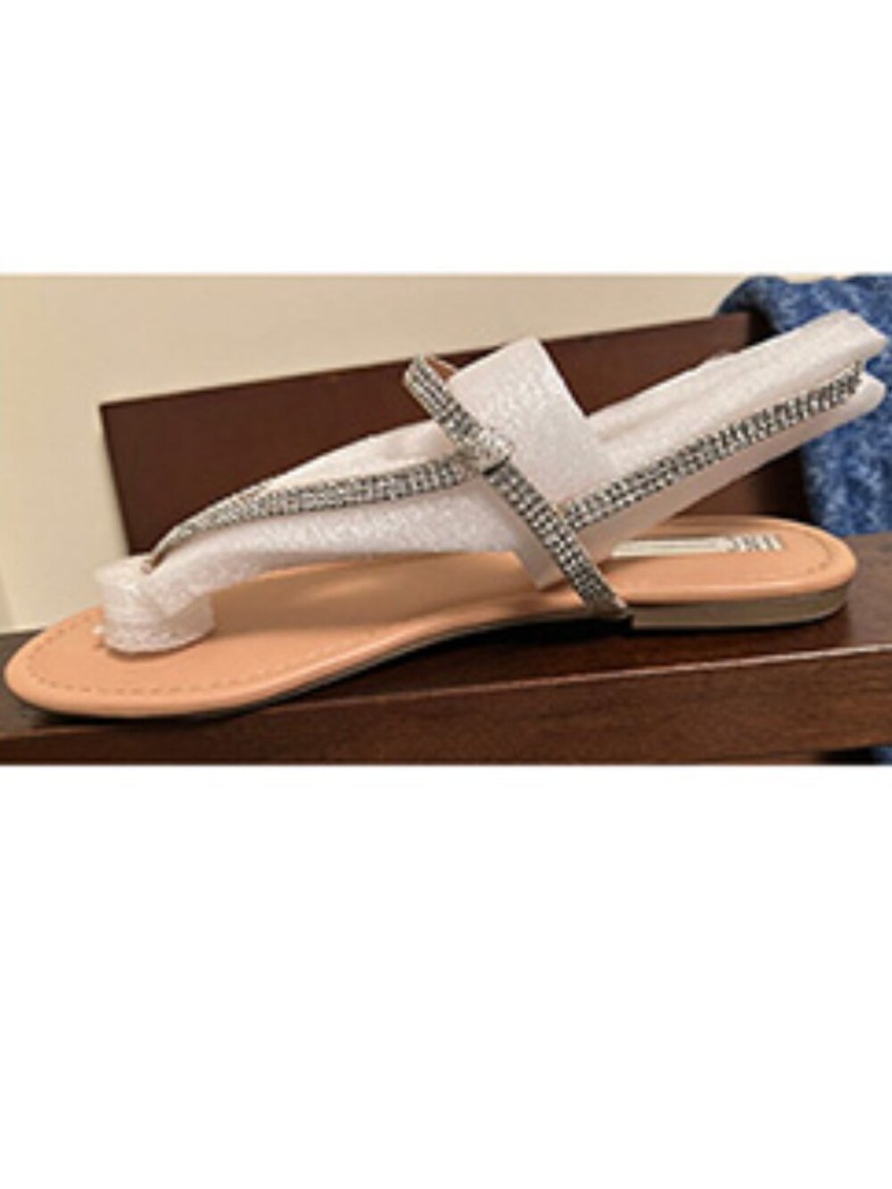New in Box - Silver Sandle 8.5 - INC International Concepts Women's Pasca
